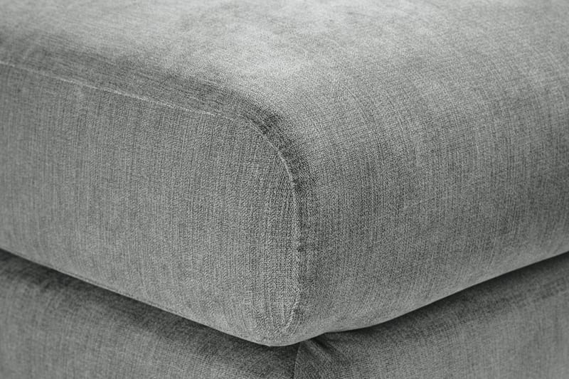 Trend Lyx Fodskammel - Grå/Eg - Møbler - Stole & lænestole - Taburet & skammel - Puf