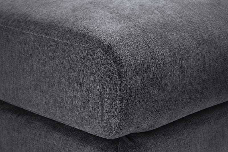 Trend Lyx Fodskammel - Mørkegrå/Eg - Møbler - Stole & lænestole - Taburet & skammel - Puf