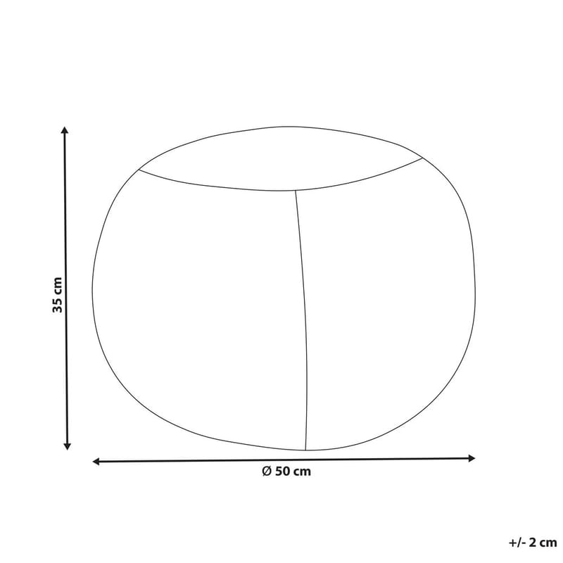 Puf Triman - Beige - Møbler - Stole & lænestole - Taburet & skammel - Ottoman