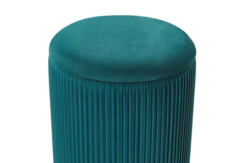 Trumelet Fodskammel med Opbevaring 2-pak - Blå - Møbler - Stole & lænestole - Taburet & skammel - Puf - Puf med opbevaring