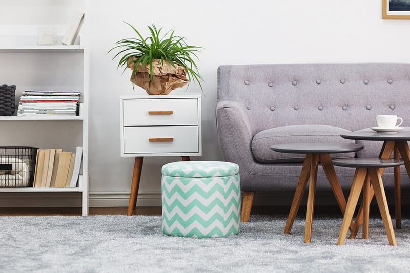 Tunica fodskammel 35 | 35 cm - Grøn - Møbler - Stole & lænestole - Taburet & skammel - Puf