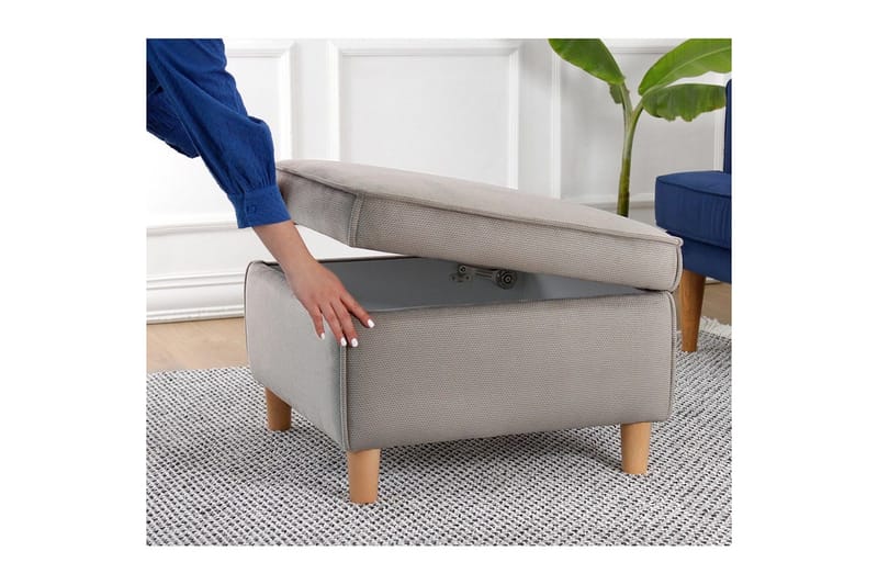 Puf Veyacen Brun - Brun - Møbler - Stole & lænestole - Taburet & skammel - Puf