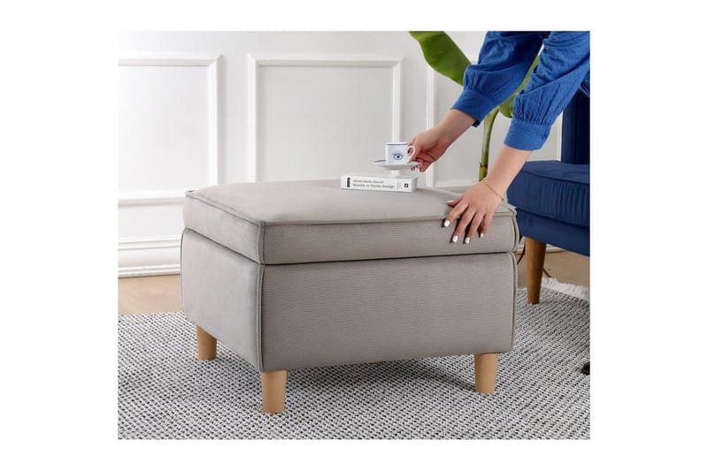 Puf Veyacen Brun - Brun - Møbler - Stole & lænestole - Taburet & skammel - Puf