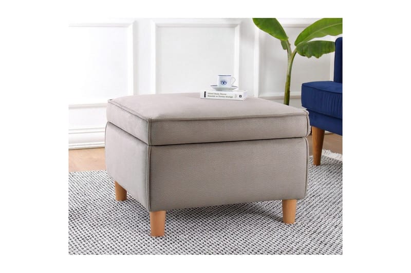 Puf Veyacen Brun - Brun - Møbler - Stole & lænestole - Taburet & skammel - Puf