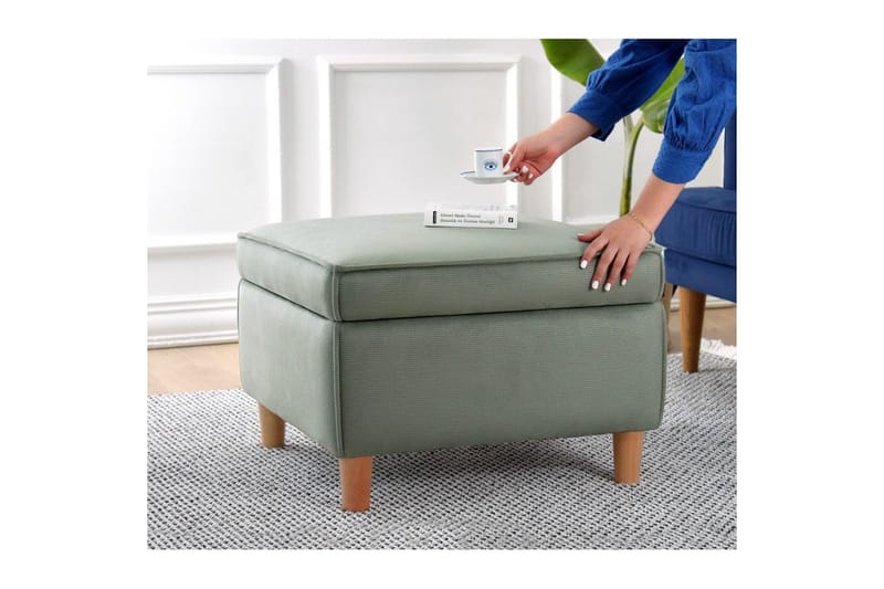 Puf Veyacen Grøn - Grøn - Møbler - Stole & lænestole - Taburet & skammel - Puf