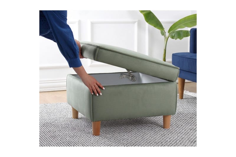 Puf Veyacen Grøn - Grøn - Møbler - Stole & lænestole - Taburet & skammel - Puf