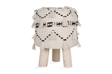 Youness fodskammel - Beige - Møbler - Stole & lænestole - Taburet & skammel - Puf