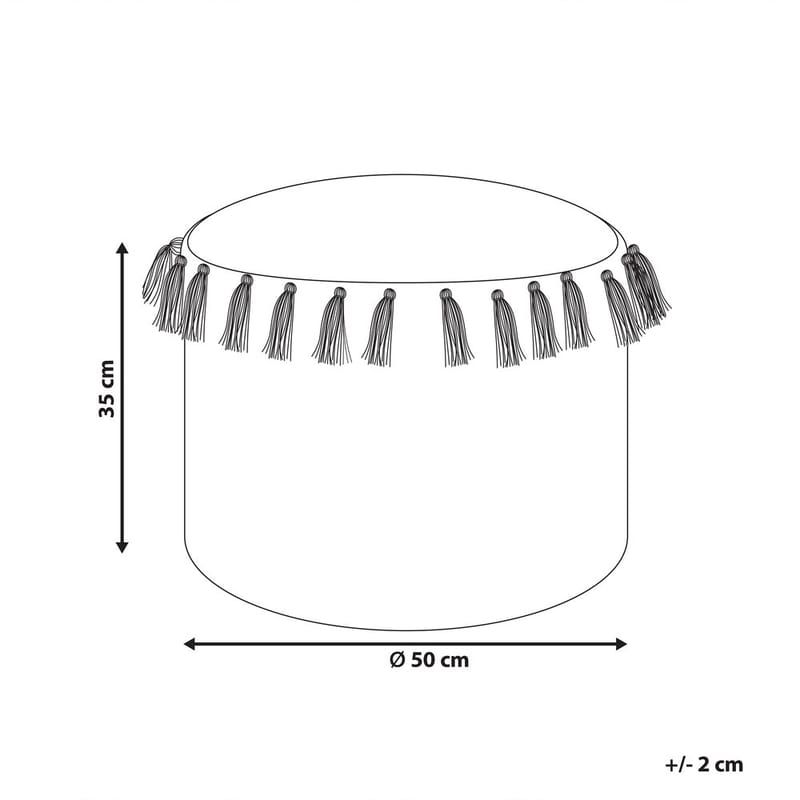 Puf Pirak - Møbler - Stole & lænestole - Taburet & skammel - Ottoman