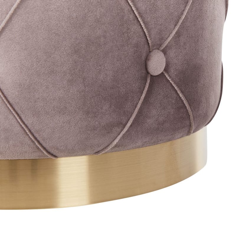 Puf Pueblo 2-pak - Taupe, Grå, Guld - Møbler - Stole & lænestole - Taburet & skammel - Ottoman