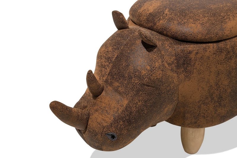Rhino siddepuf 60 cm - Brun - Ottoman