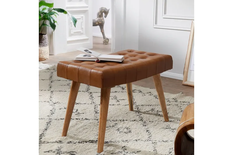 Rimantas spisebordsplade - Brun - Møbler - Stole & lænestole - Taburet & skammel