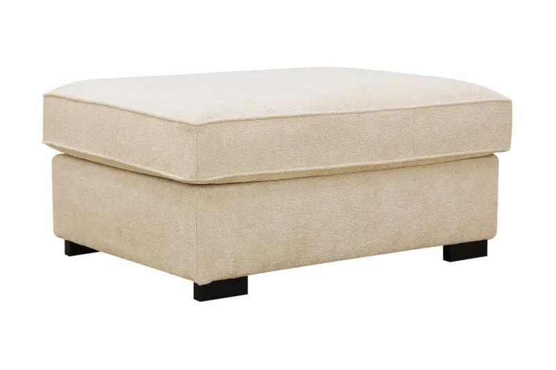 Rossita Fodskammel i chenille, Beige