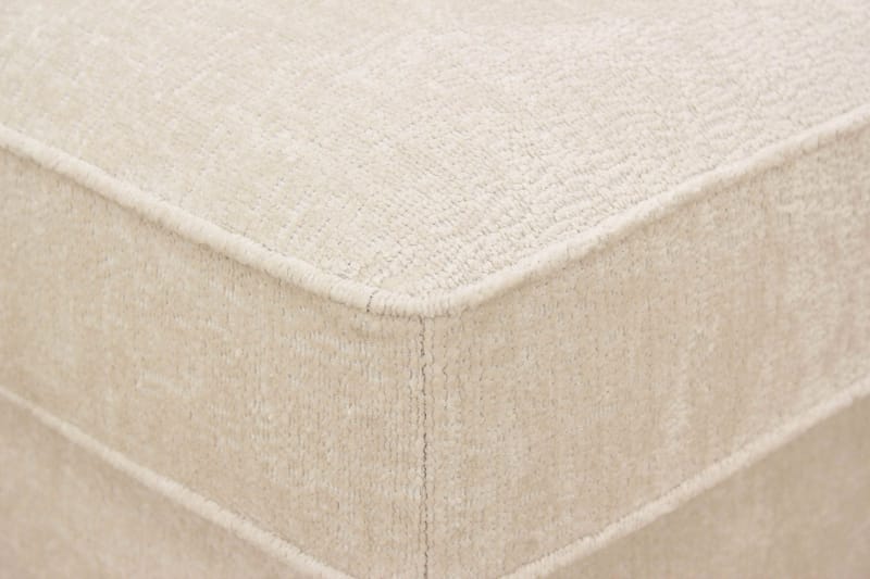 Rossita Fodskammel i chenille - Beige - Møbler - Stole & lænestole - Taburet & skammel - Puf