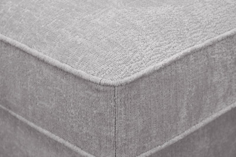 Rossita Fodskammel i chenille - Grå - Møbler - Stole & lænestole - Taburet & skammel - Puf