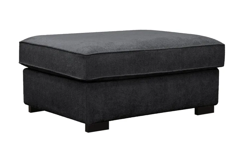 Rossita Fodskammel i chenille, Sort