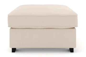 Rossita Fodskammel i Jernbanefløjl - Beige - Møbler - Stole & lænestole - Taburet & skammel - Puf