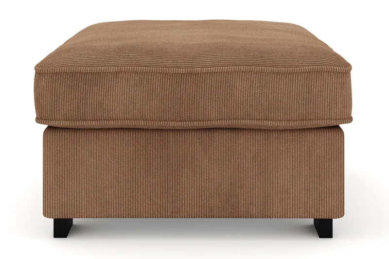 Rossita Fodskammel i Jernbanefløjl - Brun - Møbler - Stole & lænestole - Taburet & skammel - Puf