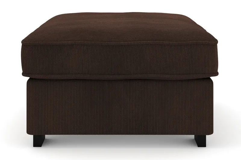 Rossita Fodskammel i Jernbanefløjl - Brun - Møbler - Stole & lænestole - Taburet & skammel - Puf