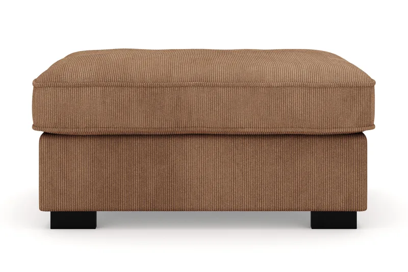 Rossita Fodskammel i Jernbanefløjl - Brun - Møbler - Stole & lænestole - Taburet & skammel - Puf