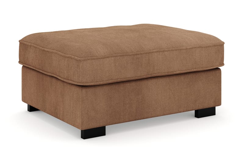 Rossita Fodskammel i Jernbanefløjl - Brun - Møbler - Stole & lænestole - Taburet & skammel - Puf