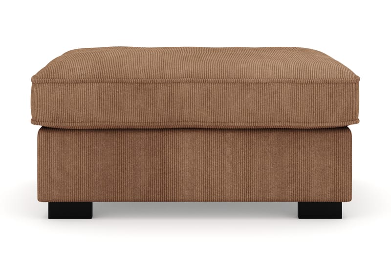 Rossita Fodskammel i Jernbanefløjl - Brun - Møbler - Stole & lænestole - Taburet & skammel - Puf