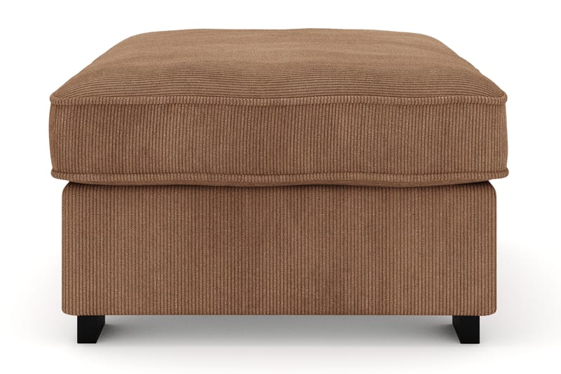 Rossita Fodskammel i Jernbanefløjl - Brun - Møbler - Stole & lænestole - Taburet & skammel - Puf