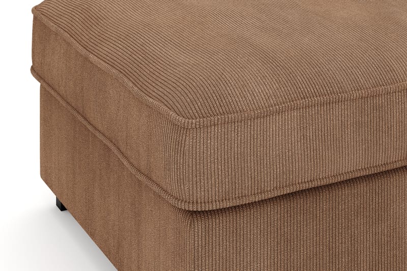 Rossita Fodskammel i Jernbanefløjl - Brun - Møbler - Stole & lænestole - Taburet & skammel - Puf