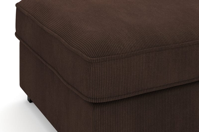 Rossita Fodskammel i Jernbanefløjl - Brun - Møbler - Stole & lænestole - Taburet & skammel - Puf