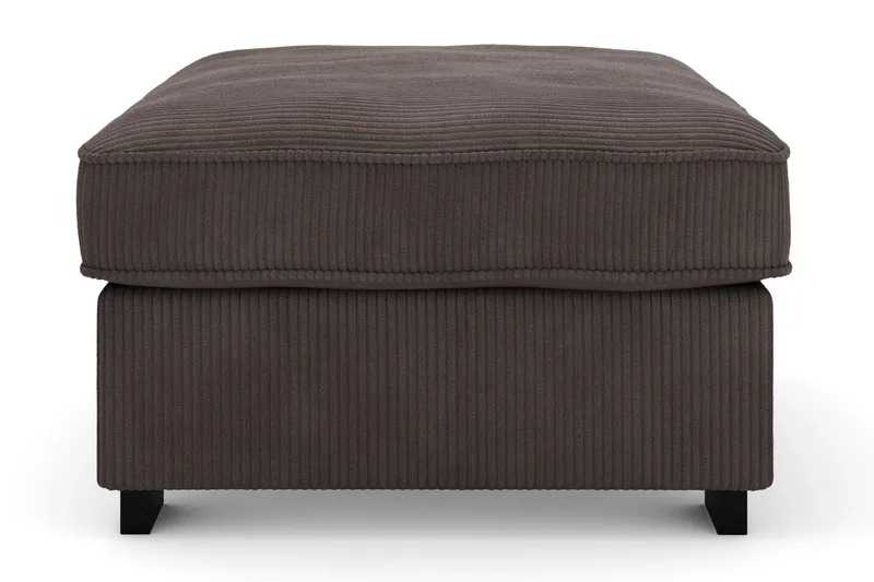 Rossita Fodskammel i Jernbanefløjl - Mørkegrå - Møbler - Stole & lænestole - Taburet & skammel - Puf