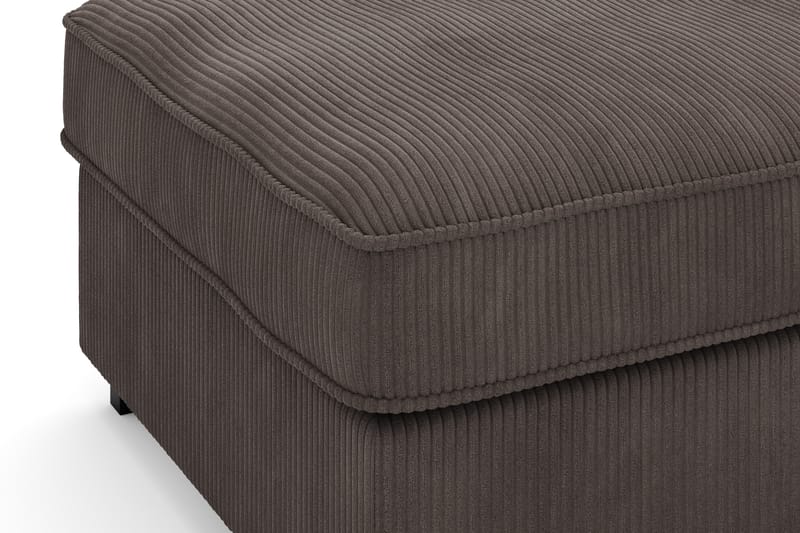 Rossita Fodskammel i Jernbanefløjl - Mørkegrå - Møbler - Stole & lænestole - Taburet & skammel - Puf