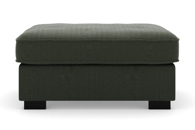 Rossita Fodskammel i Jernbanefløjl - Mørkegrøn - Møbler - Stole & lænestole - Taburet & skammel - Puf