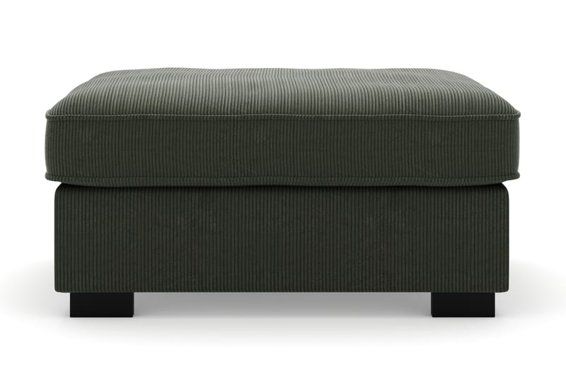 Rossita Fodskammel i Jernbanefløjl - Mørkegrøn - Møbler - Stole & lænestole - Taburet & skammel - Puf