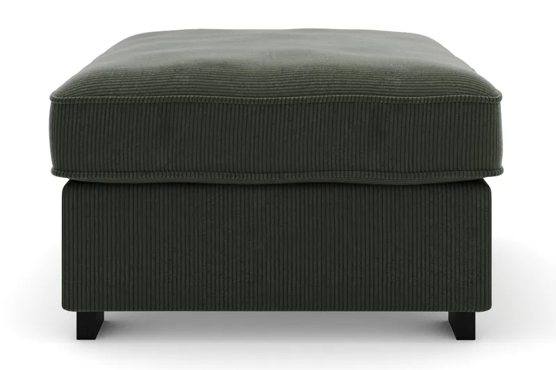 Rossita Fodskammel i Jernbanefløjl - Mørkegrøn - Møbler - Stole & lænestole - Taburet & skammel - Puf
