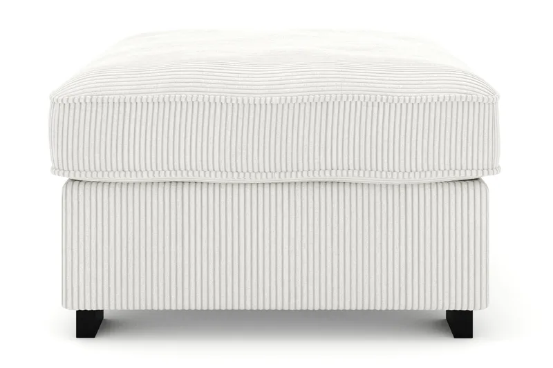 Rossita Fodskammel i Jernbanefløjl - Offwhite - Møbler - Stole & lænestole - Taburet & skammel - Puf