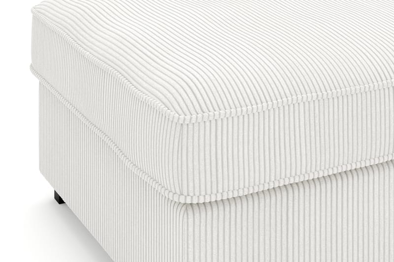 Rossita Fodskammel i Jernbanefløjl - Offwhite - Møbler - Stole & lænestole - Taburet & skammel - Puf