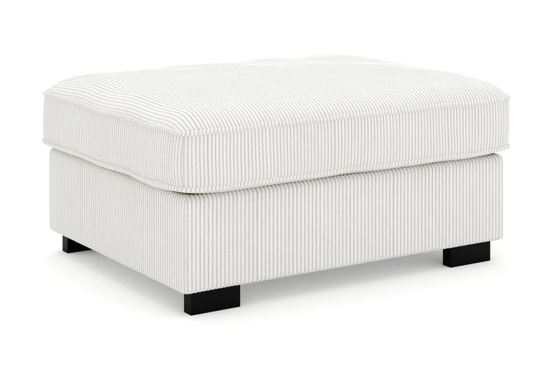 Rossita Fodskammel i Jernbanefløjl - Offwhite - Møbler - Stole & lænestole - Taburet & skammel - Puf