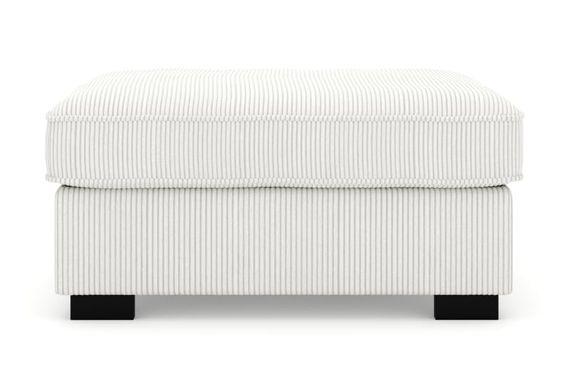Rossita Fodskammel i Jernbanefløjl - Offwhite - Møbler - Stole & lænestole - Taburet & skammel - Puf