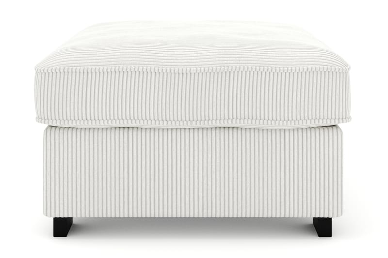 Rossita Fodskammel i Jernbanefløjl - Offwhite - Møbler - Stole & lænestole - Taburet & skammel - Puf