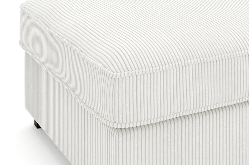 Rossita Fodskammel i Jernbanefløjl - Offwhite - Møbler - Stole & lænestole - Taburet & skammel - Puf