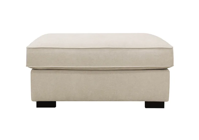 Rossita Fodskammel i Sammet - Beige - Møbler - Stole & lænestole - Taburet & skammel - Puf