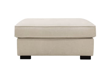 Rossita Fodskammel i Sammet - Beige - Møbler - Stole & lænestole - Taburet & skammel - Puf