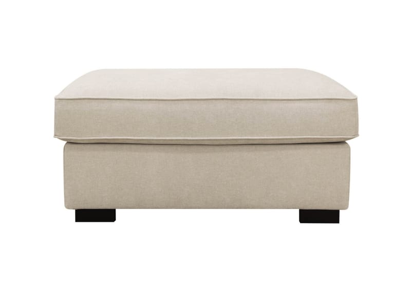 Rossita Fodskammel i Sammet - Beige - Møbler - Stole & lænestole - Taburet & skammel - Puf