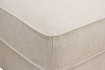 Rossita Fodskammel i Sammet - Beige - Møbler - Stole & lænestole - Taburet & skammel - Puf