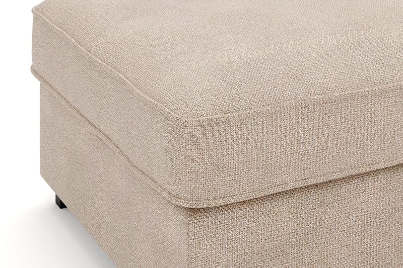 Rossita Fodskammel i Stof - Beige - Møbler - Stole & lænestole - Taburet & skammel - Puf