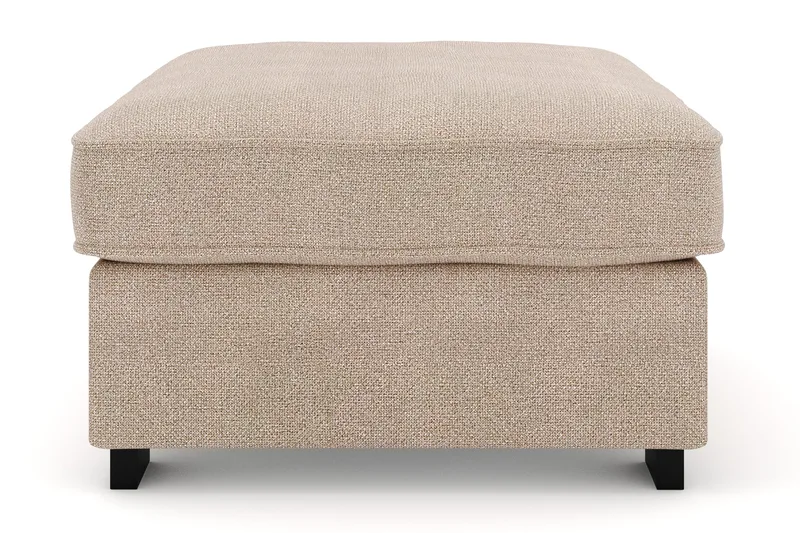 Rossita Fodskammel i Stof - Beige - Møbler - Stole & lænestole - Taburet & skammel - Puf