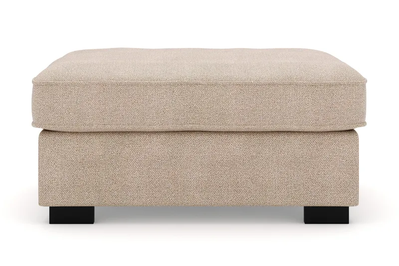 Rossita Fodskammel i Stof - Beige - Møbler - Stole & lænestole - Taburet & skammel - Puf