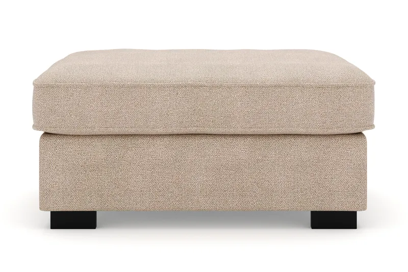 Rossita Fodskammel i Stof - Beige - Møbler - Stole & lænestole - Taburet & skammel - Puf