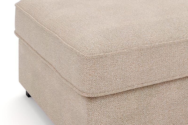 Rossita Fodskammel i Stof - Beige - Møbler - Stole & lænestole - Taburet & skammel - Puf