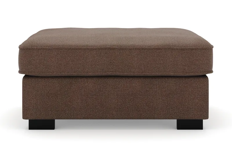 Rossita Fodskammel i Stof - Brun - Møbler - Stole & lænestole - Taburet & skammel - Puf