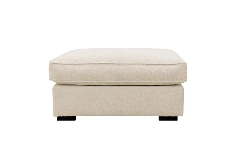 Rossita lyx Fodskammel - Beige Chenille - Møbler - Stole & lænestole - Taburet & skammel - Puf